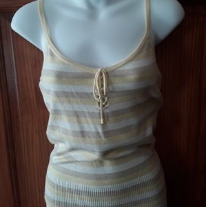 Striped sweater tank top NWT